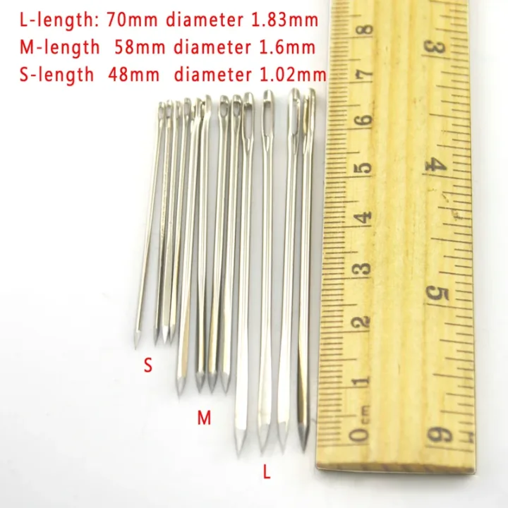 Leathercraft DIY Leather Triangular Needles Leather fur Special Stainless Steel Shaped Pin Stitch Needlework Sewing Supplies
