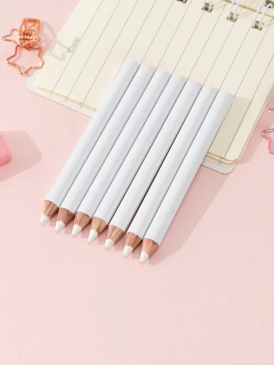 6pcs White Tailor Pen Fashion Dress Marker Sewing Tools Chalk Cut-free Tailor Garment Pencil Sewing Accessories Fabric Pencils