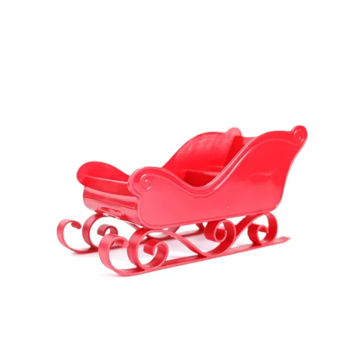 Mini Cute Sleigh Ornament for Office Desk Decor Accent Holiday Office Gift Desk Calendar Office Bookshelf Home Decor