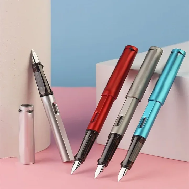 High-Quality Calligraphy Fountain Pen Luxury Ink Cartridge Writing Office School Supplies for Students