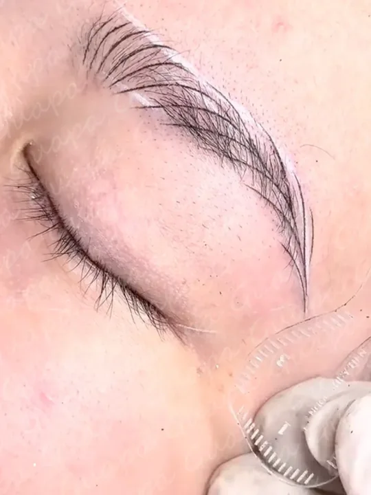 Tear Drop Arch Brow Mapping Tool Kit 1 Minute Brow Shaping Ruler Template Stencils Fast Drawing PMU Eyebrow Hairstroke Eyeliner