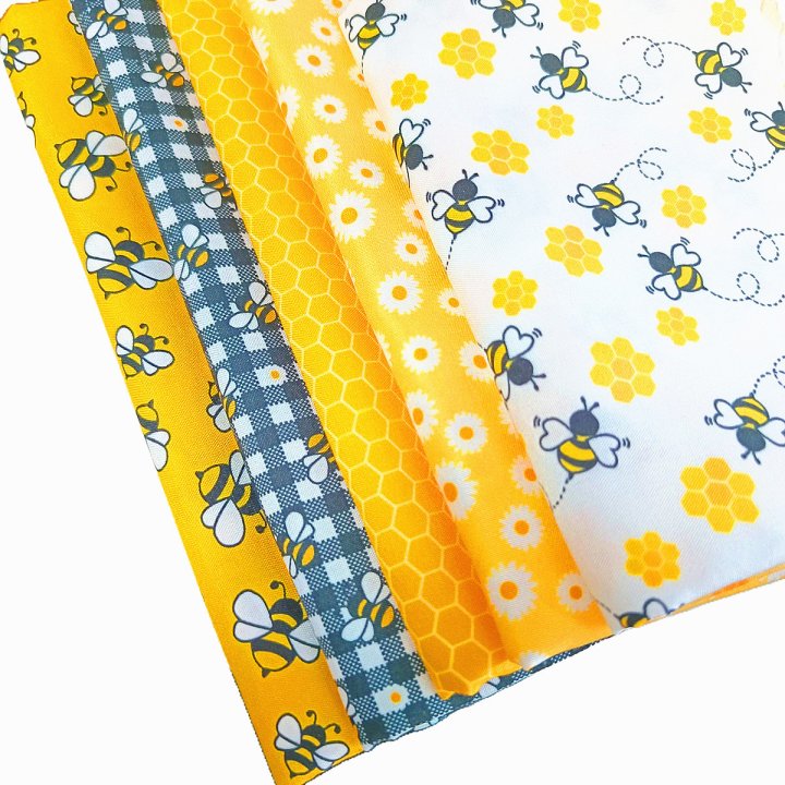 5pcs Fabric, Printed Fabric,  PreCut Fabric; Sewing Supplies For Patchwork Sewing And DIY Clothing Crafts