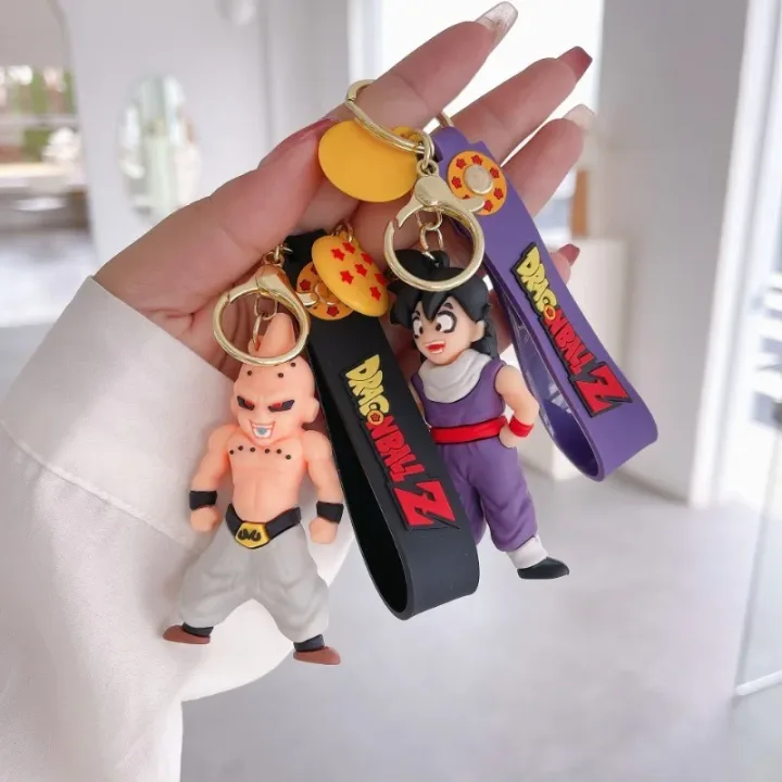 Dragon Ball Keychains with Cool Saiyan Designs for Backpacks Authentic Dragon Ball Cosplay Accessories for Fans