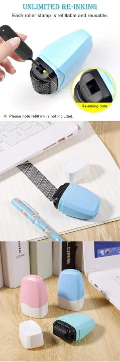 Identity Protection Roller Stamp Identity Theft Protection Roller Stamp For ID Blockout Privacy Confidential and Address Blocker