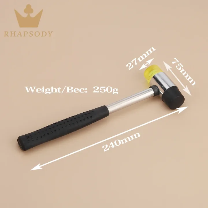 Leather Craft Carving Hammer Cowhide Punch Cutting Sewing DIY Working Saddle Making Tools Leather Craft Tools and Supplies Kits