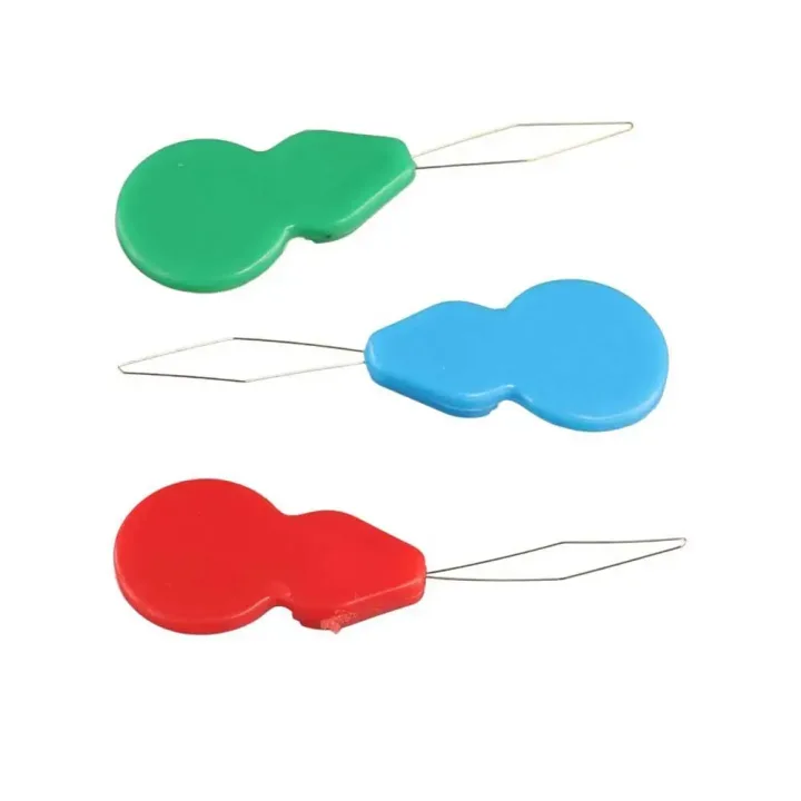 Craft Tools Useful Easy Sewing Cross Bow Wire Stitch Tools Needle Threader Sewing Stitch Wire Leader