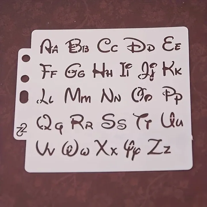 DIY Craft Alphabet Letter Stencils Template Painting Scrapbooking Embossing Stamping Album Card Decorative Embossing Paper Cards