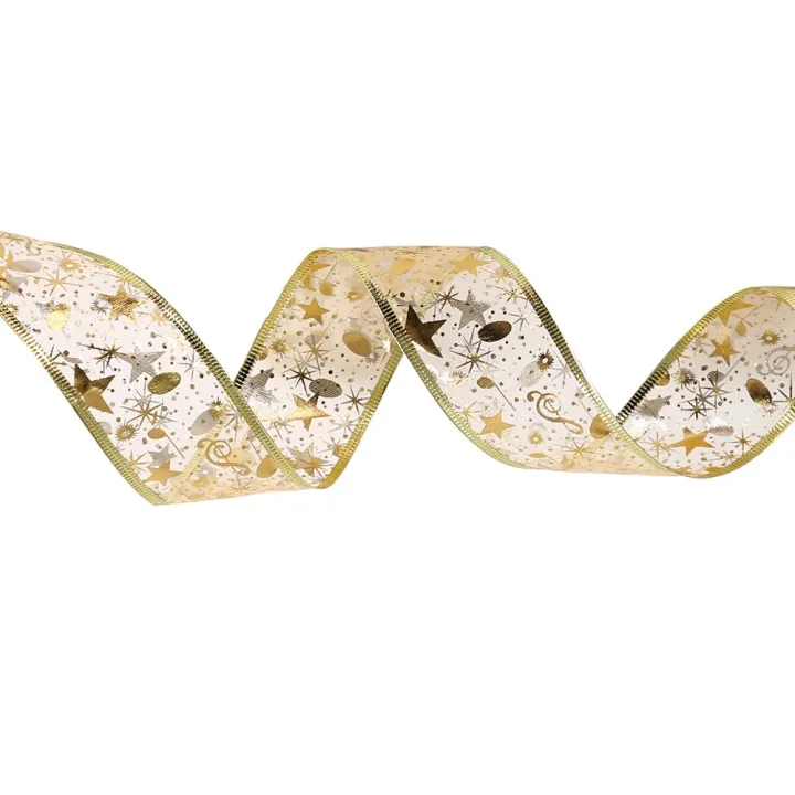 1/2/5/10M Christmas Tree Ribbon Fairy Lights, Indoor DIY Bows String Light Battery Powered for Christmas Tree New Year Decor