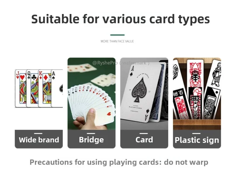 Automatic Card Shuffler USB Battery Operated Card Shuffler for Standard-Size Playing Cards Poker Blackjack Canasta Card Games