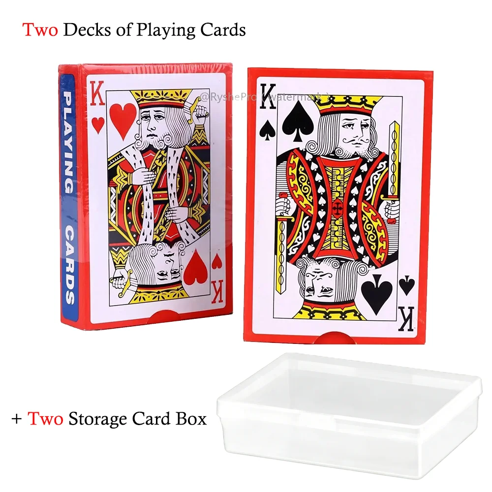 2 Red Decks and Box