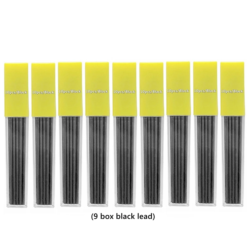 9 box black lead