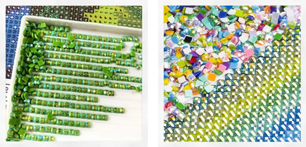 Resin Custom Diamond Painting Part AB Fairy Dust Photo Full Drill DIY 5D Mosaic Embroidery Hobby Birthday Velvet Canvas Gift