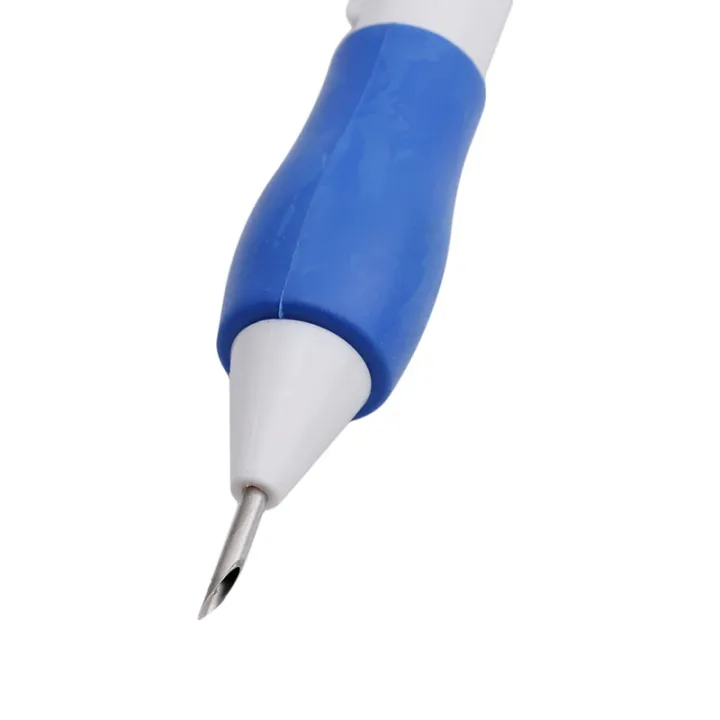 Embroidery Punch Needle Kit Stitching Tool Set Magic Embroidery Needle Pen Weaving Tool Knitting Sewing Tools for DIY Sewing