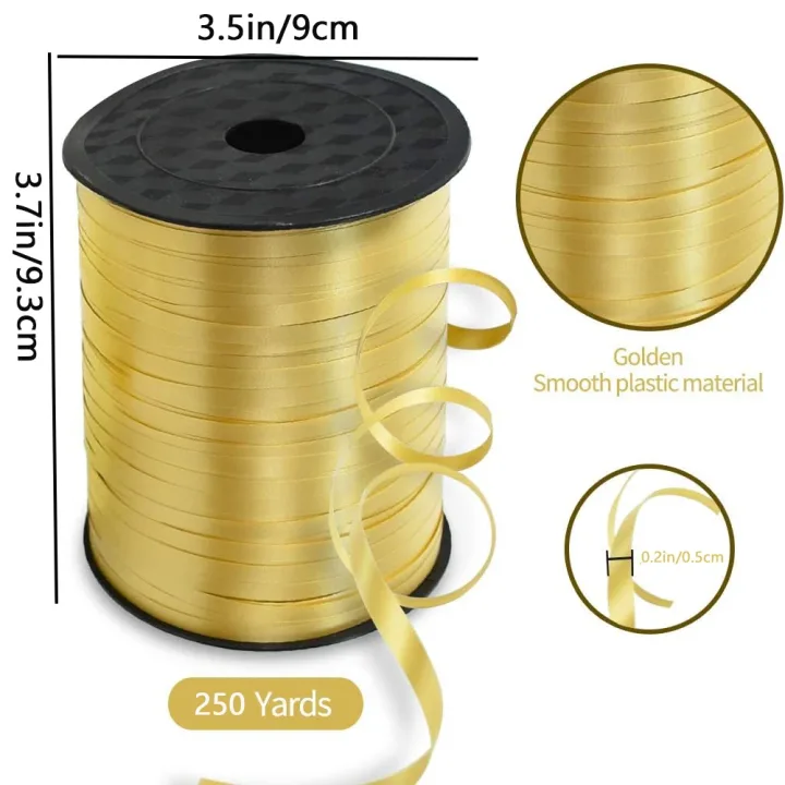 220m/roll Balloon Ribbon Birthday Party Decoration Supplies Double-sided Ribbon Laser Balloon Chain Wedding Accessories DIY