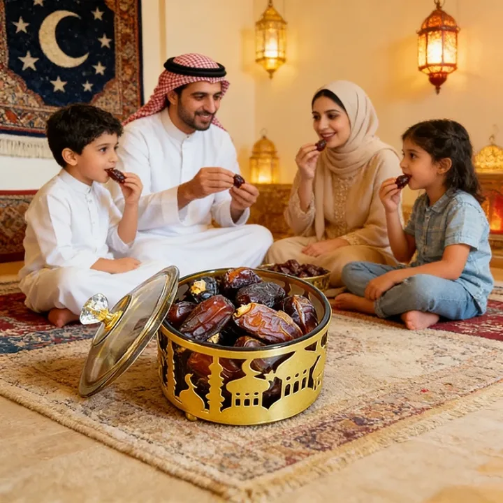 Ramadan Decorations 2026 Eid Snack Tray Islamic Muslim Themed Candy Box Holiday Party Desktop Storage Home Decor Ornament