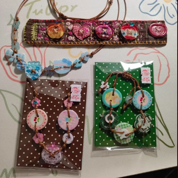 25Pcs Mixed Color Handmade Resin Round 2/4-hole Button for Sewing Clothes Accessories Crafts Scrapbooking DIY Apparel Supplie