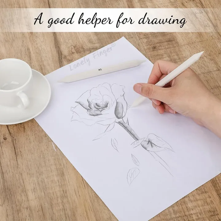 6/12 Pcs Blending Stumps, Paper Art Blenders, Drawing Pencils for Student