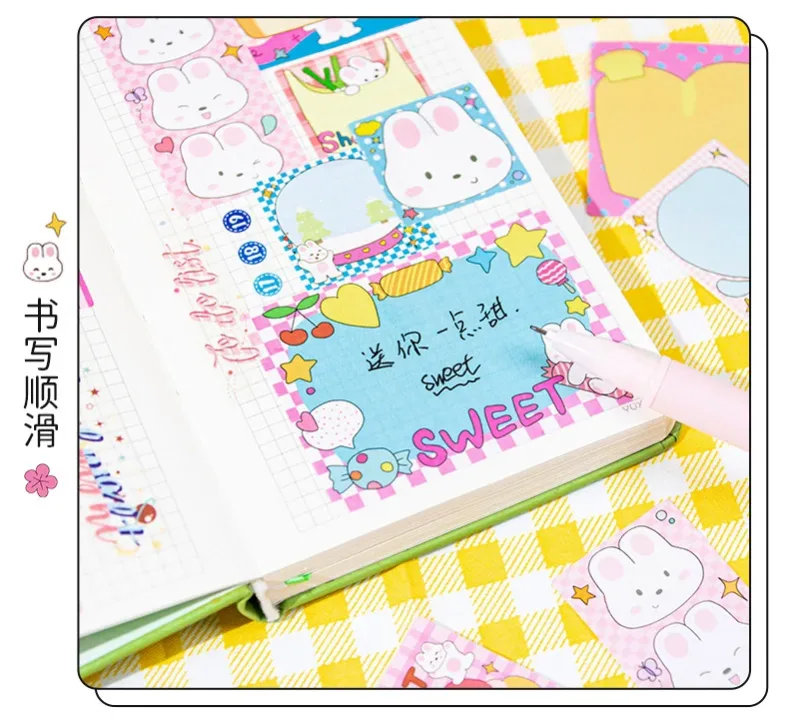 4 types 50 pcs Cute pet note series sticker Scrapbooking Material handmade Diary Album Junk Journal Supplies