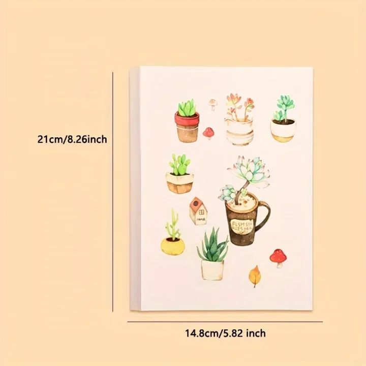 100% Watercolor Paper Sealing Pad 32K 16K 20Sheets 300gsm Painting Book For Painting Supplies Student School Supplies