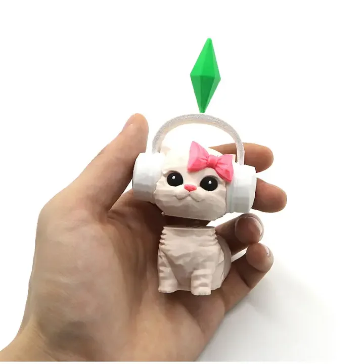 Home Decoration Figure The Doll  Foliage Sims Cat Plumbob Dancing Sim Cat Dancing Needoh Cat Car Decoration For Home Decor Item