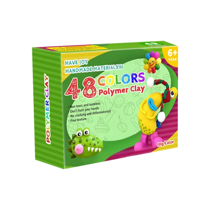 Colors Polymer Clay Blocks With Tools Kit Molding Craft Oven Bake Beginer Kids Diy Earrings Dolls Jewerly Accessories