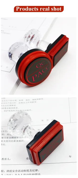 Personalized Logo Self inking Stamp Customized Photosensitive ink Stamp Your design picture