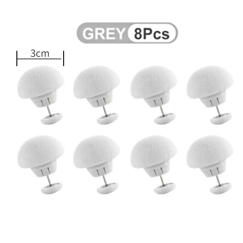Gray-8PCS