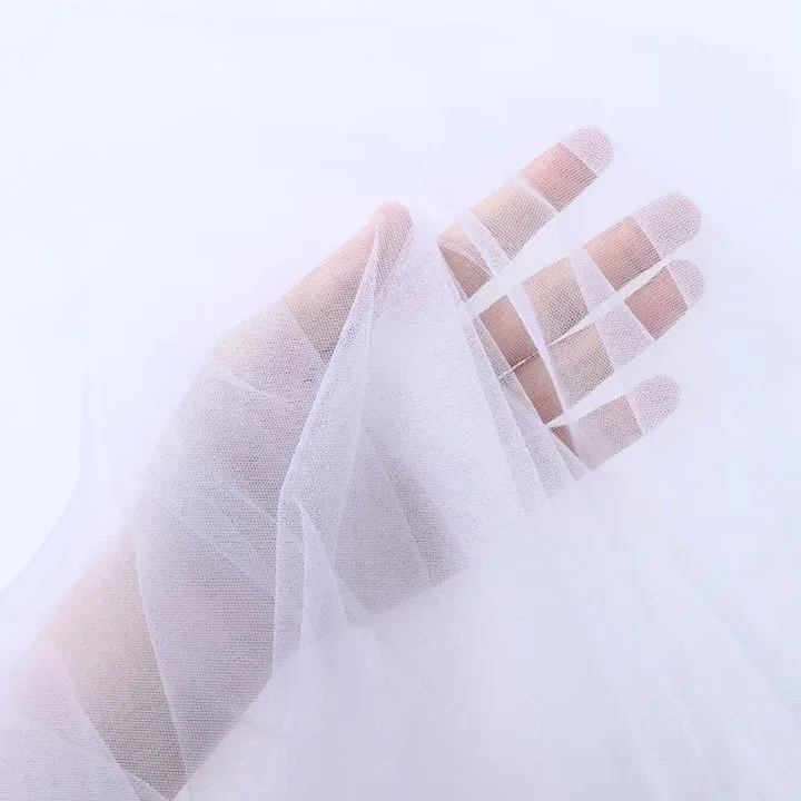 Tulle Fabric for Wedding Christmas Decorations DIY White Tutu Baby Shower Table Skirt Ceiling Decor Birthday Party Craft Supplie