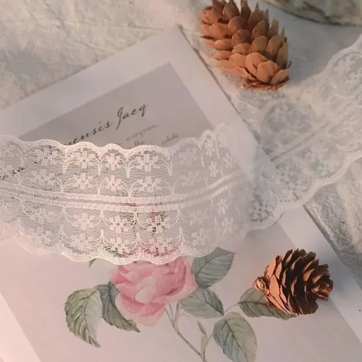 10.9Yards White Lace Ribbon, Gift Wrapping, Dress Decoration, Wedding Decoration, Sewing Crafts