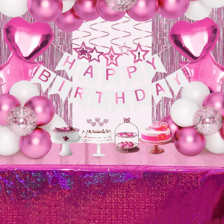 Laser Rainbow Theme Party Disposable Plastic Tablecloth Rectangular Mantel Table Cover for Birthday Wedding Home Decor Supplies