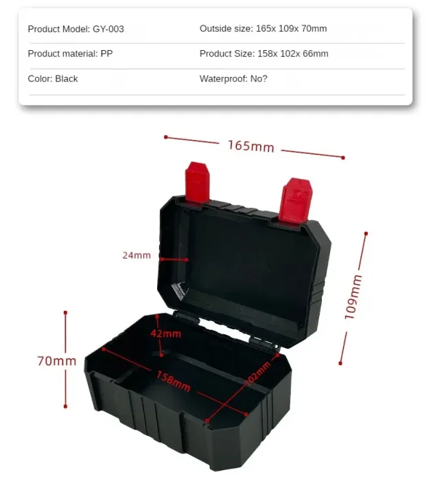 Plastic Tools Box Professiona Electrician Work Organizer Multifunctional Tool Box Storage Carpentry Tools and Accessories
