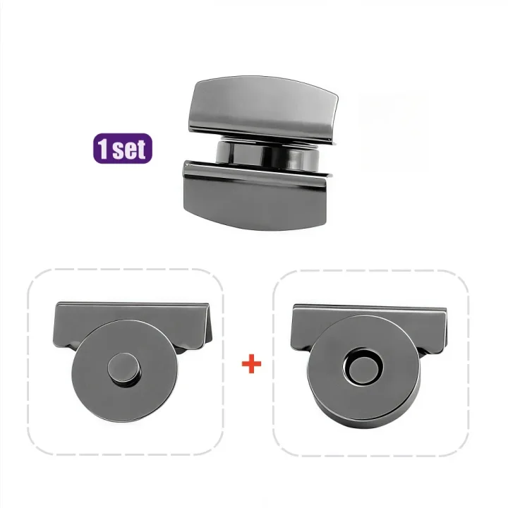 4/12 sets Seamless Magnetic Button Magnet Buckle Hidden Button Snap Button for Shoulder Bag Wallet Clothes DIY Craft Accessories