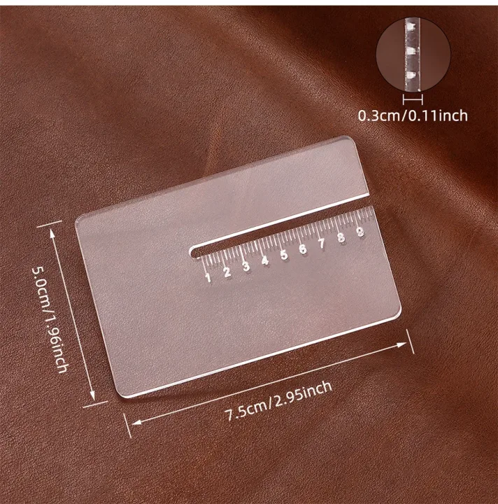 Steel Press Plate Leather Chisel Punching Auxiliary Puller Tool With Edge Chamfer Tool R5 R10 R15 R20, Auxiliary Craft DIY Tool