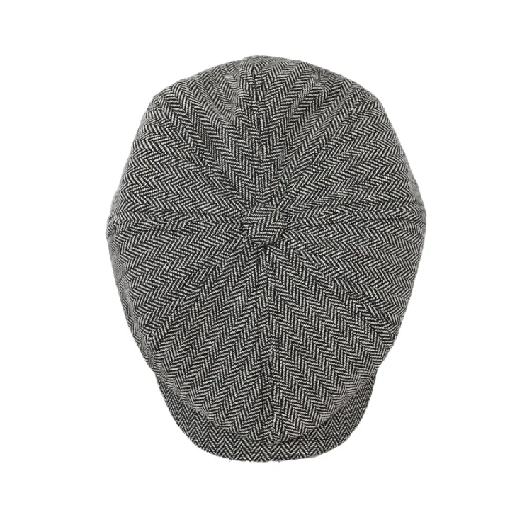 Unisex Casual Newsboy Hat for Travel, Shopping & Vacation - Retro Beret for Spring, Autumn & Winter