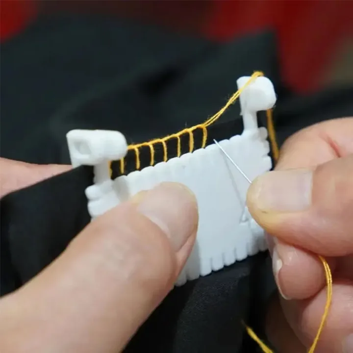 Sewing Guide Template Kit for Consistent Stitches 3/4Mm Spacing Precision Sewing Tool for Fabric Embroidery & Leathercraft