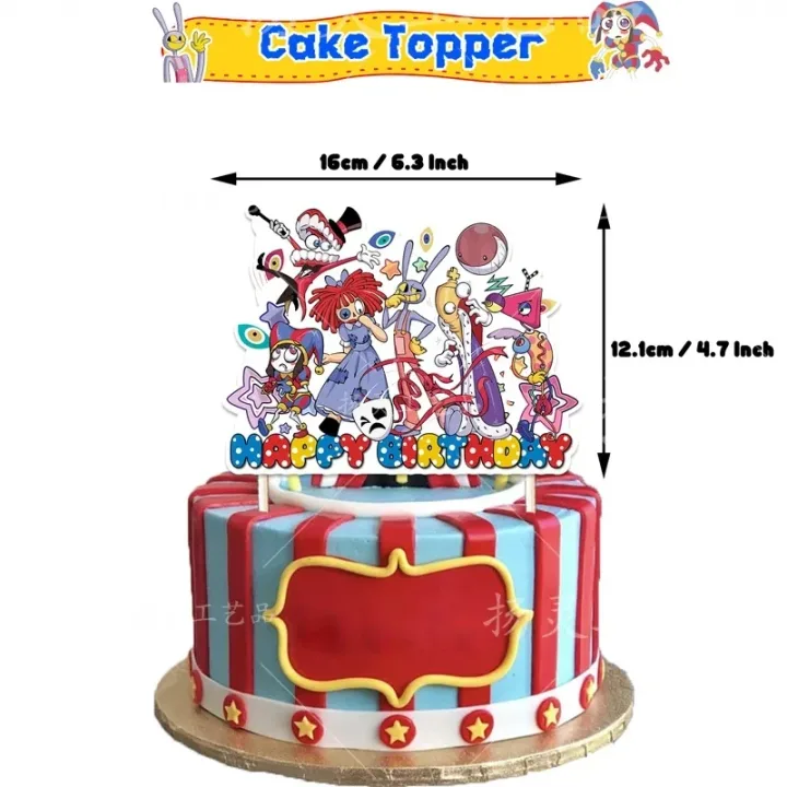 Amazing Digitaled Circues Birthday Decoration Tableware Plate Banner Balloon Party Favors for Kids Baby Shower Party Supplies