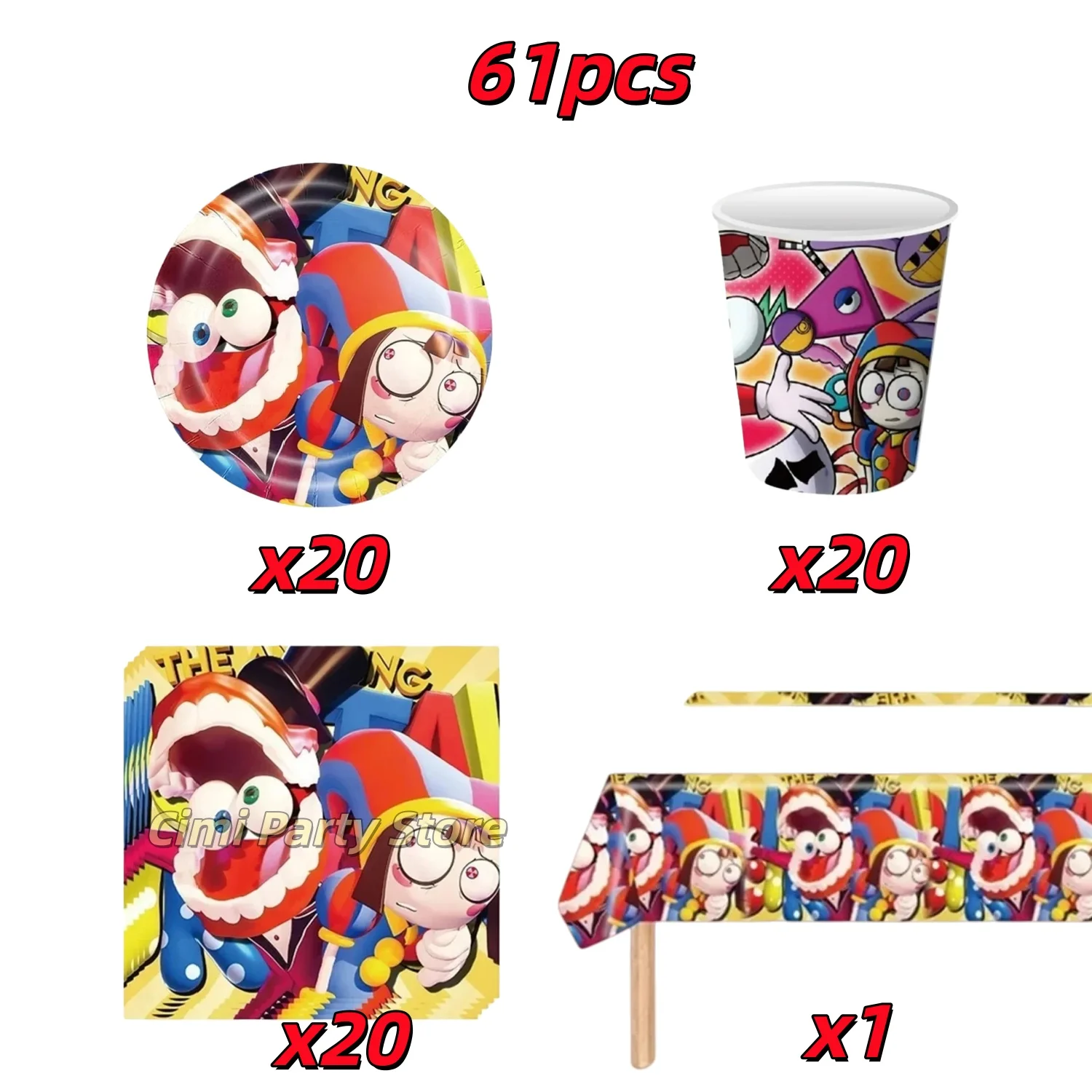 61pcs set