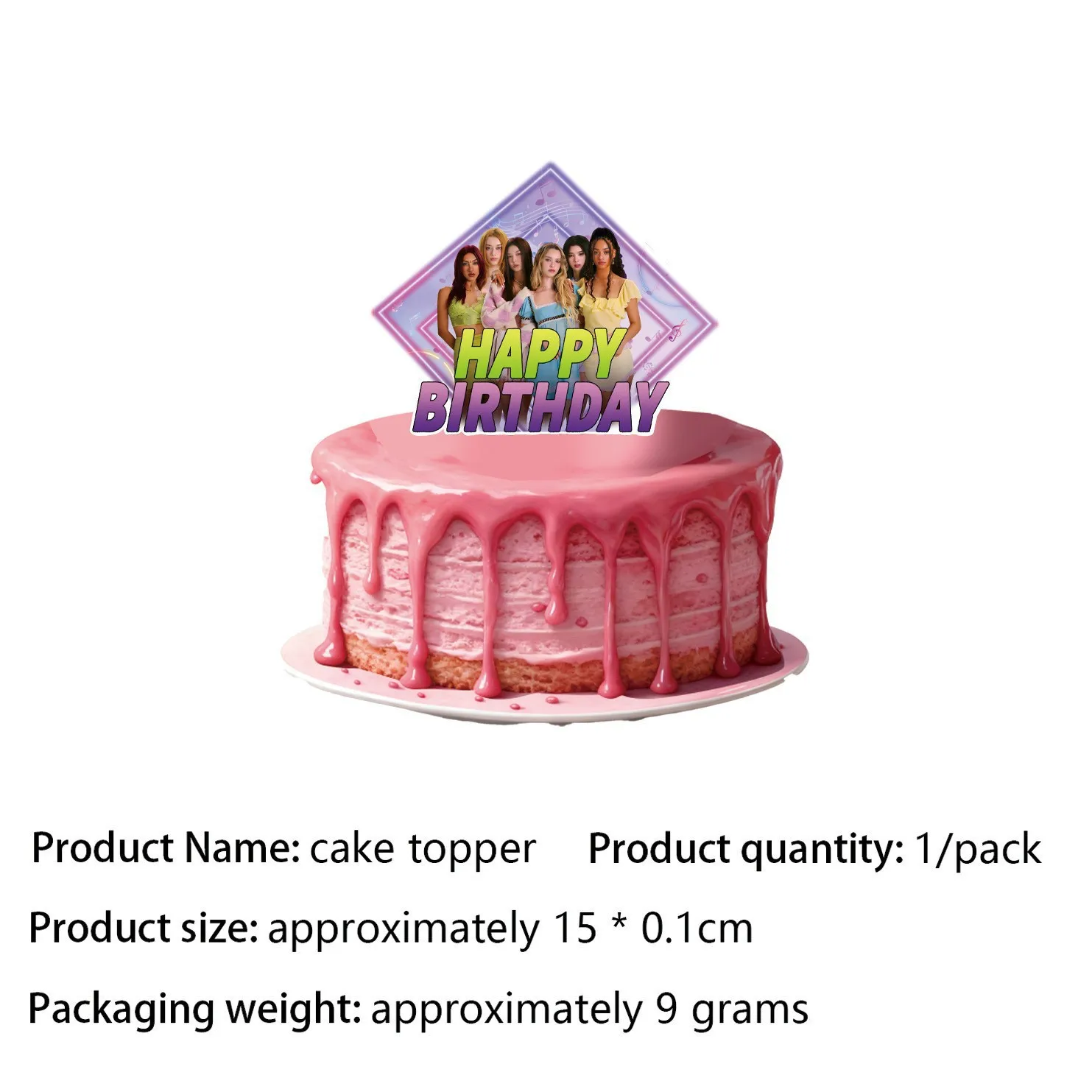 1pcs Cake topper