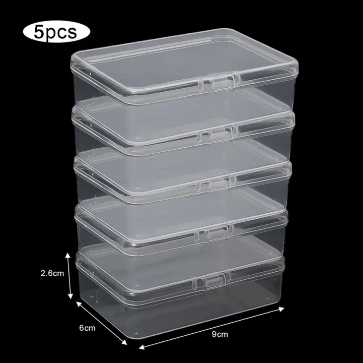 3/5/10Pcs Transparent Plastic Boxes Playing Cards Container Storage Case Packing Poker Game Card Box Board Games Card Organizer