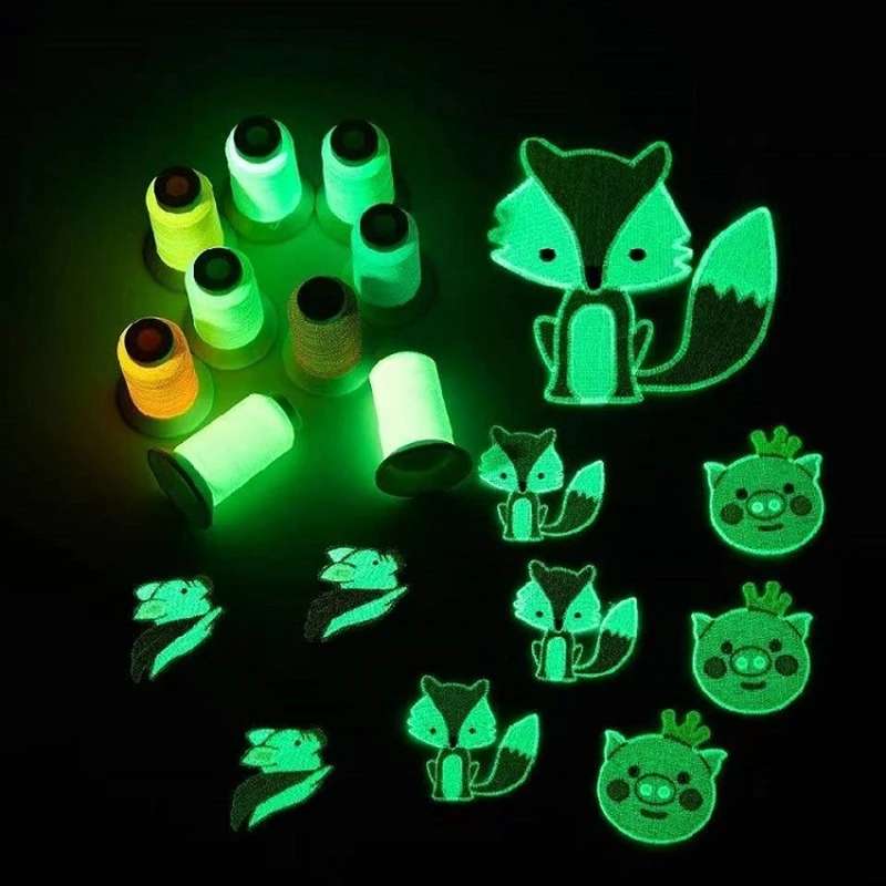 Cross Stitch Patterns, Glow In The Dark Thread, Luminous Embroidery Fiber, Sewing Projects, DIY Crafts, Cross Stitch Kit, 1000 Yards