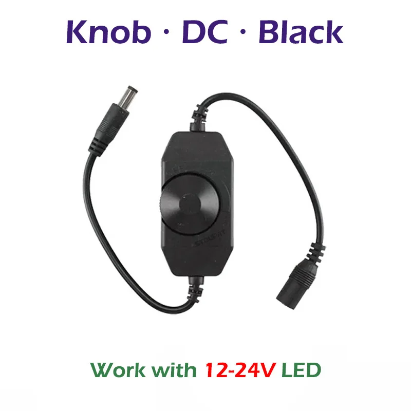 Knob DC12-24V Black