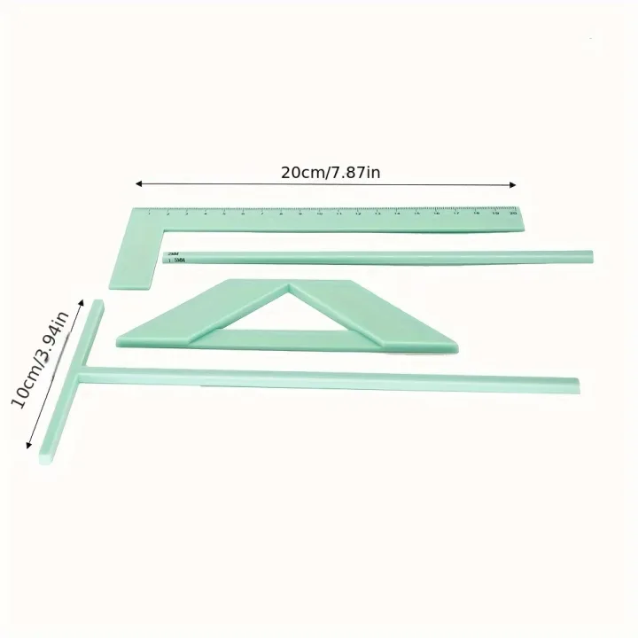 1set Multi-Functional Ruler DIY Journal Scrapbook Cover Making Kit Book Binding Positioning School Supplies