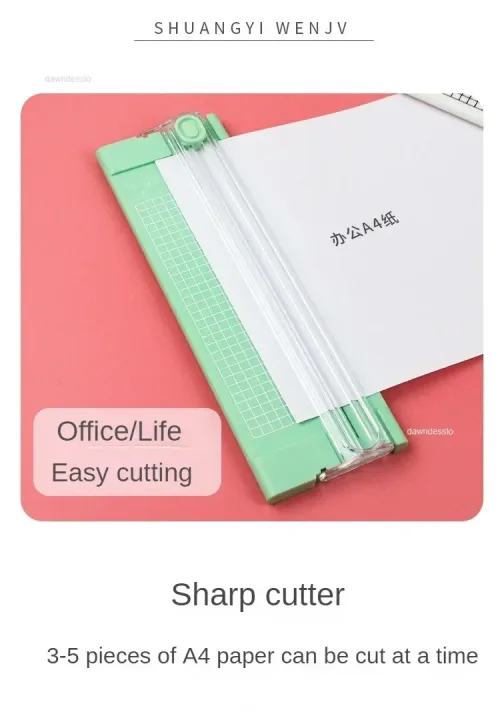 Plastic Base Paper Trimmer Portable A4 Paper Cutting Machine Photo Cutter Scrapbook Blade Home Office Art Crafts Tools