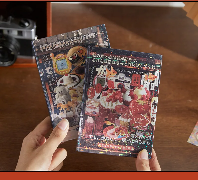 JIAMEI 45 pcs INS styles daily DIY sticker cartoon collage decorative paper Scrapbooking Material handmade Junk Journal