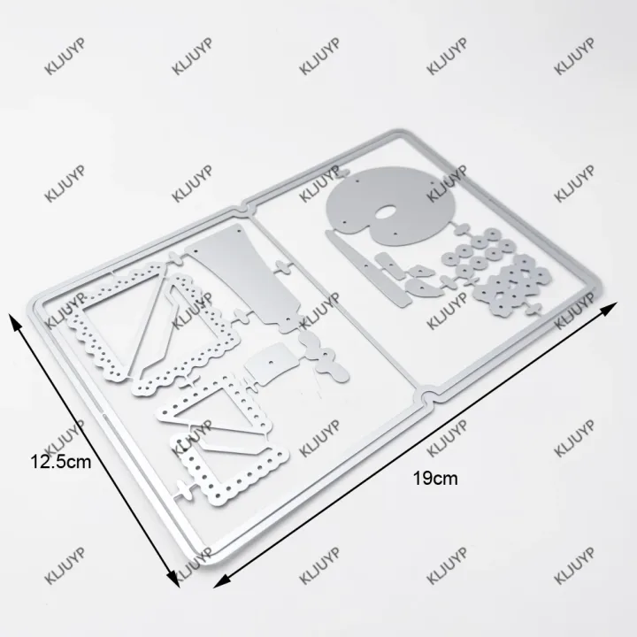 KLJUYP Mini Journaling/Note Book Metal Cutting Dies Stencils for DIY Scrapbooking/album Decorative Embossing DIY Paper Cards