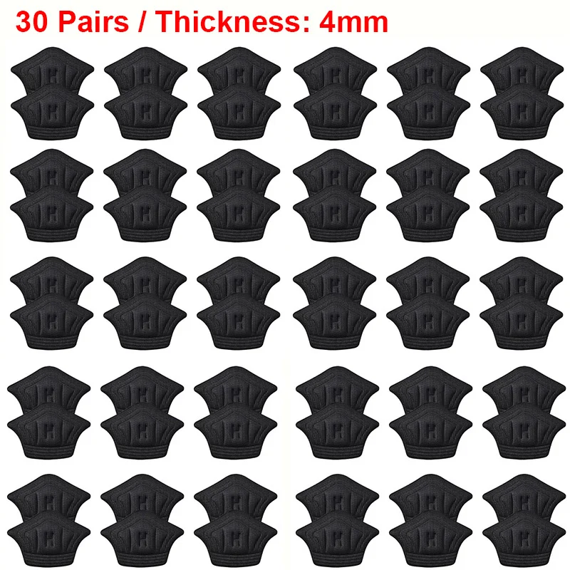 30pairs-Black-4mm
