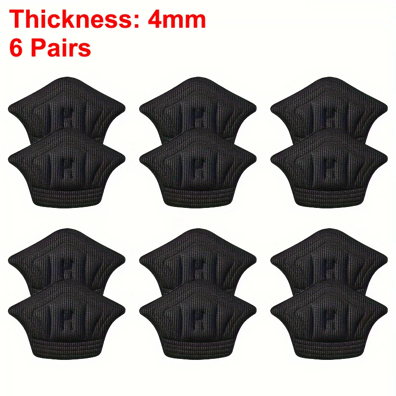 6pairs-Black-4mm