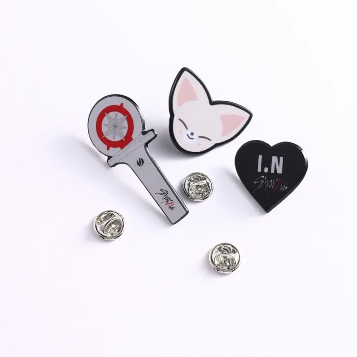 Stray kids mini brooch decoration accessories three piece set SKZOO mini animal bag clothing personalized decoration brooch