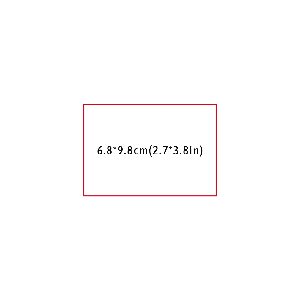 rectangular  68X98mm