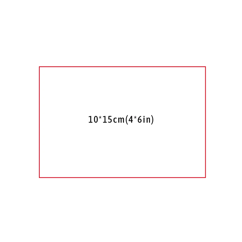 rectangular  10X15cm